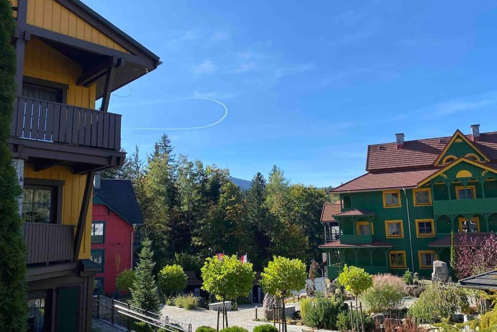 Dolina Wikingow-Apartament Suite Z Tarasem W Ogrodzie, Miejscem W Garazu I Dostepem Do Strefy Wellness Schreiberhau Exterior foto