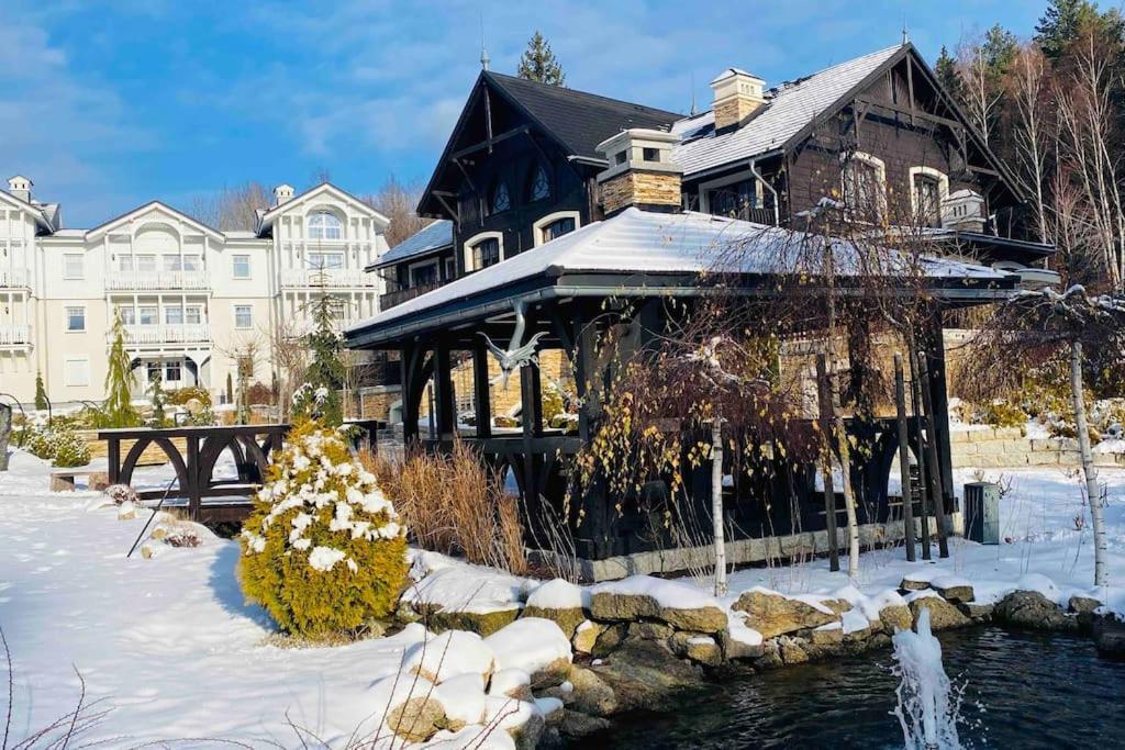 Dolina Wikingow-Apartament Suite Z Tarasem W Ogrodzie, Miejscem W Garazu I Dostepem Do Strefy Wellness Schreiberhau Exterior foto